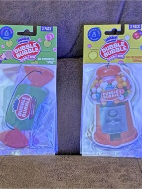Choice of Dubble Bubble Air Freshener 3-Pack — Apple or Tropical Scents